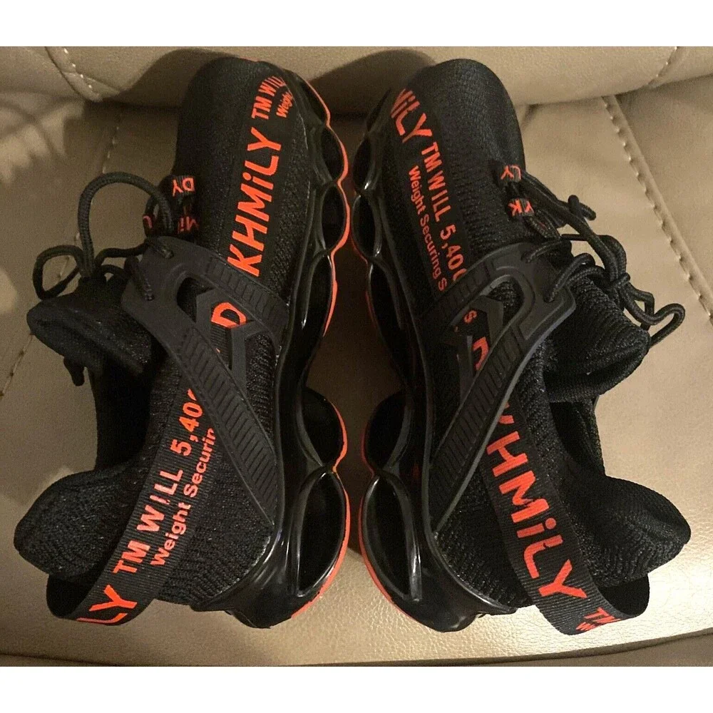 DYKHMILY Steel Toe Shoes for Men 7.5 or Women 9 Comfortable Non Slip Work Shoes